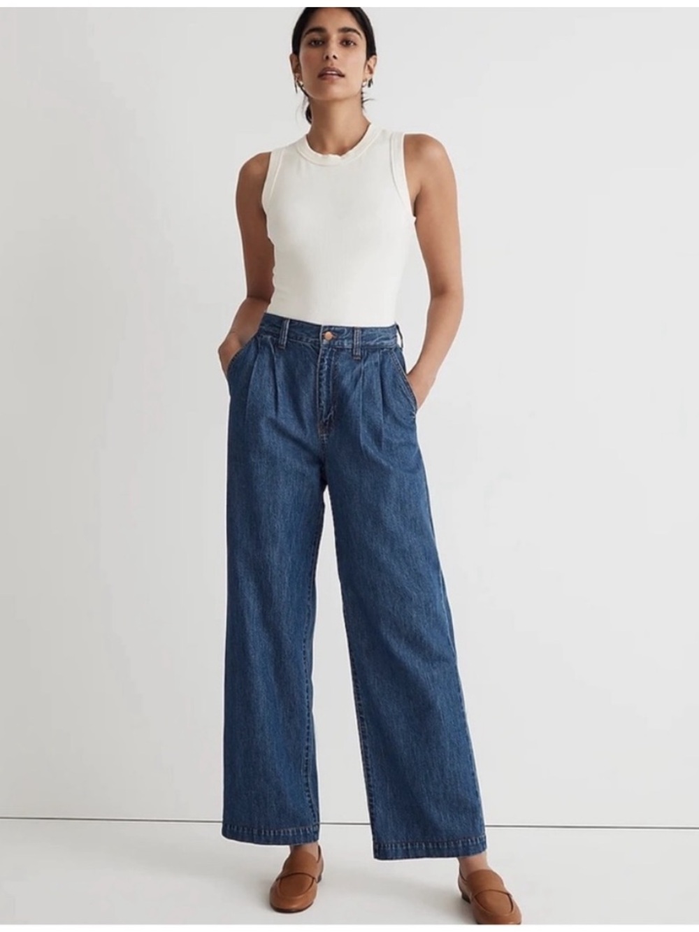 Madewell The Harlow Wide-Leg Jeans Size 27